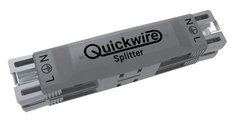 quickwire junction box splitter|quickwire junction box.